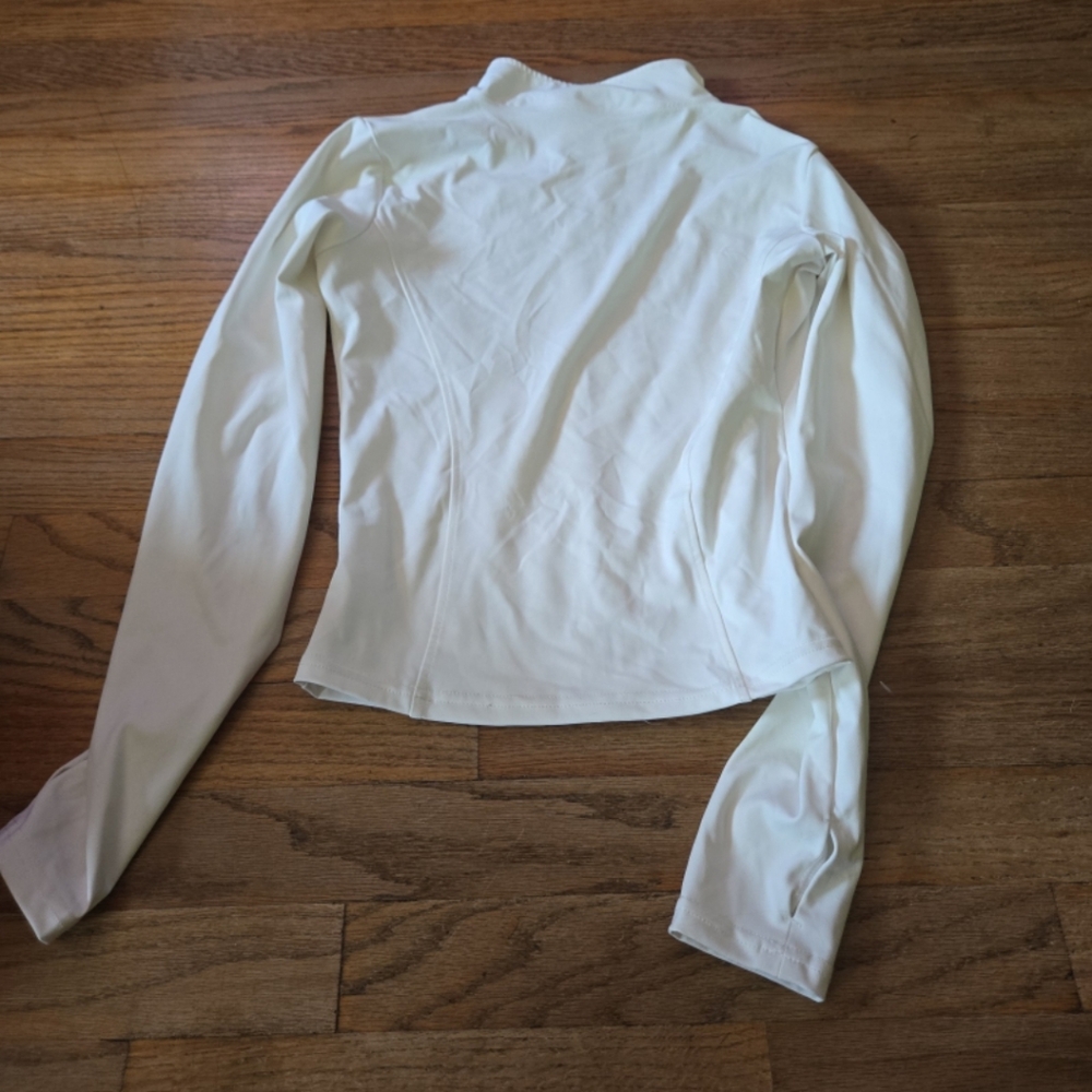 Athletic White Women's Jacket